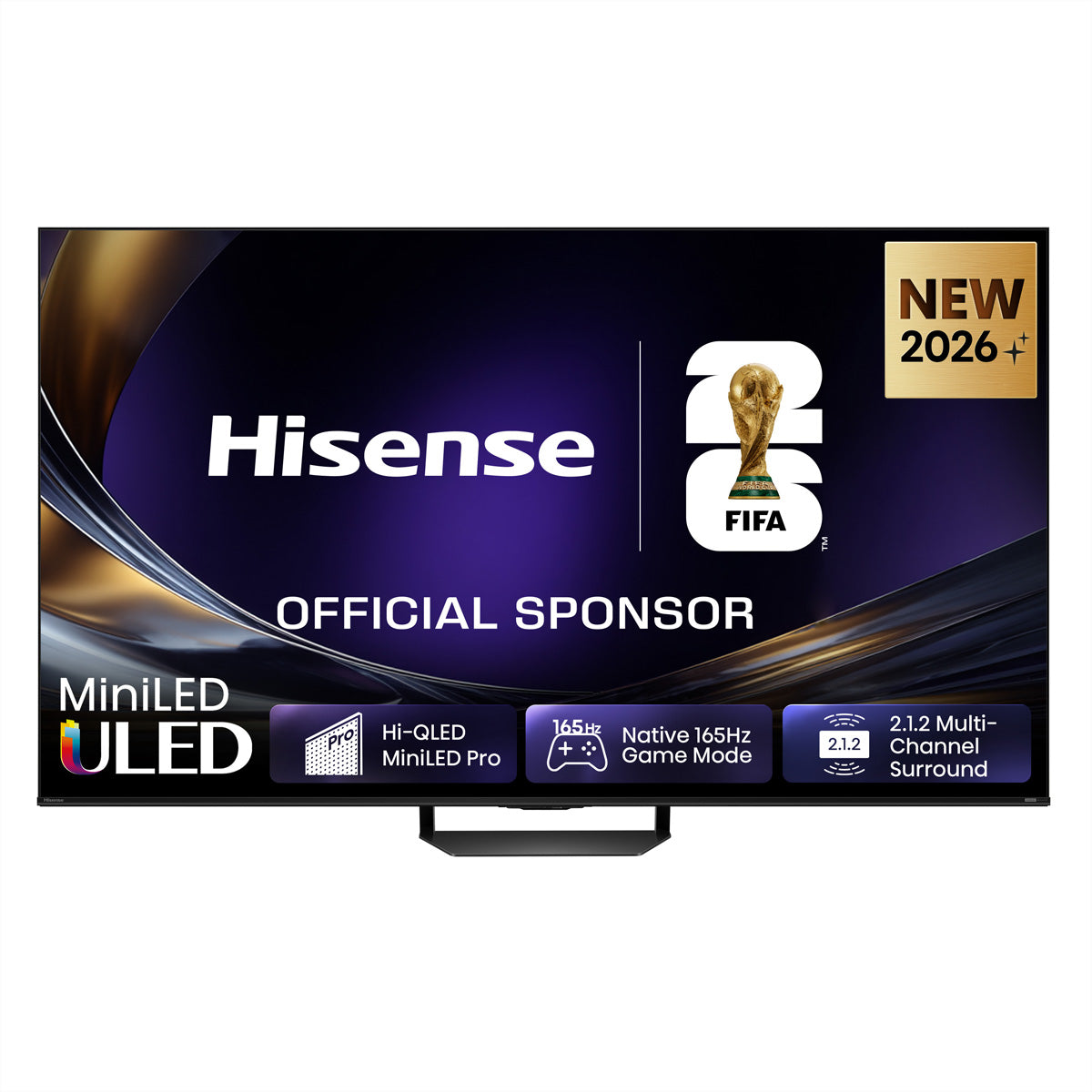 Hisense 55U7DS PRO – 55" TV – 4K UHD – Mini-LED (ULED) – VIDAA – 165 Hz – Dolby Vision