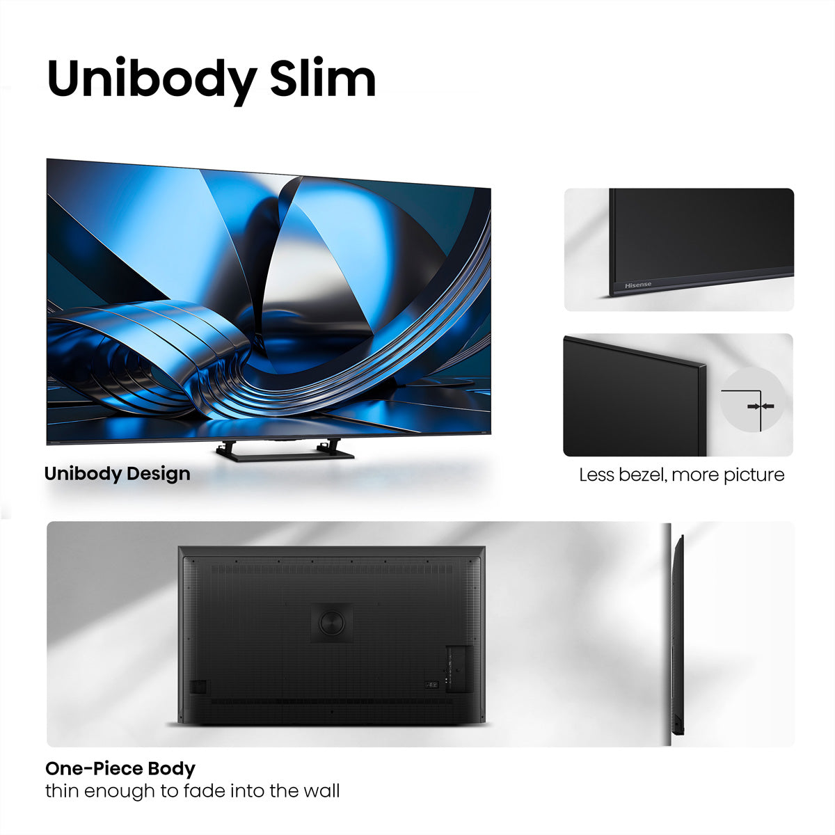 Hisense 75U7DSE – 75" TV – 4K UHD – Mini-LED (ULED) – VIDAA – 144 Hz – 1400 cd/m² – Dolby Vision IQ