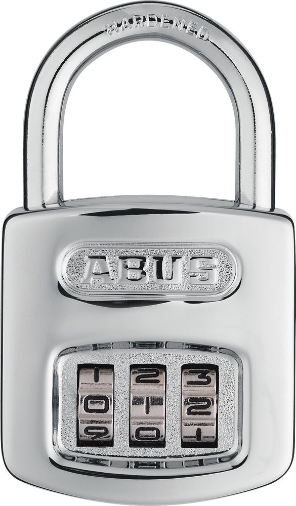 ABUS 160/40 B/DFNLI Kombinationsschloss – 3-stellig, Gehärteter Stahl, Aussen, Silber