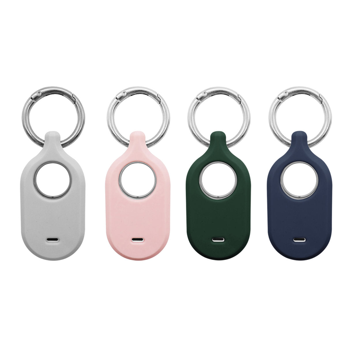 4smarts Silikonhüllen-Set – Hülle – für Samsung Galaxy SmartTag2 – 4er Pack – Blau/Grün/Pink/Weiss