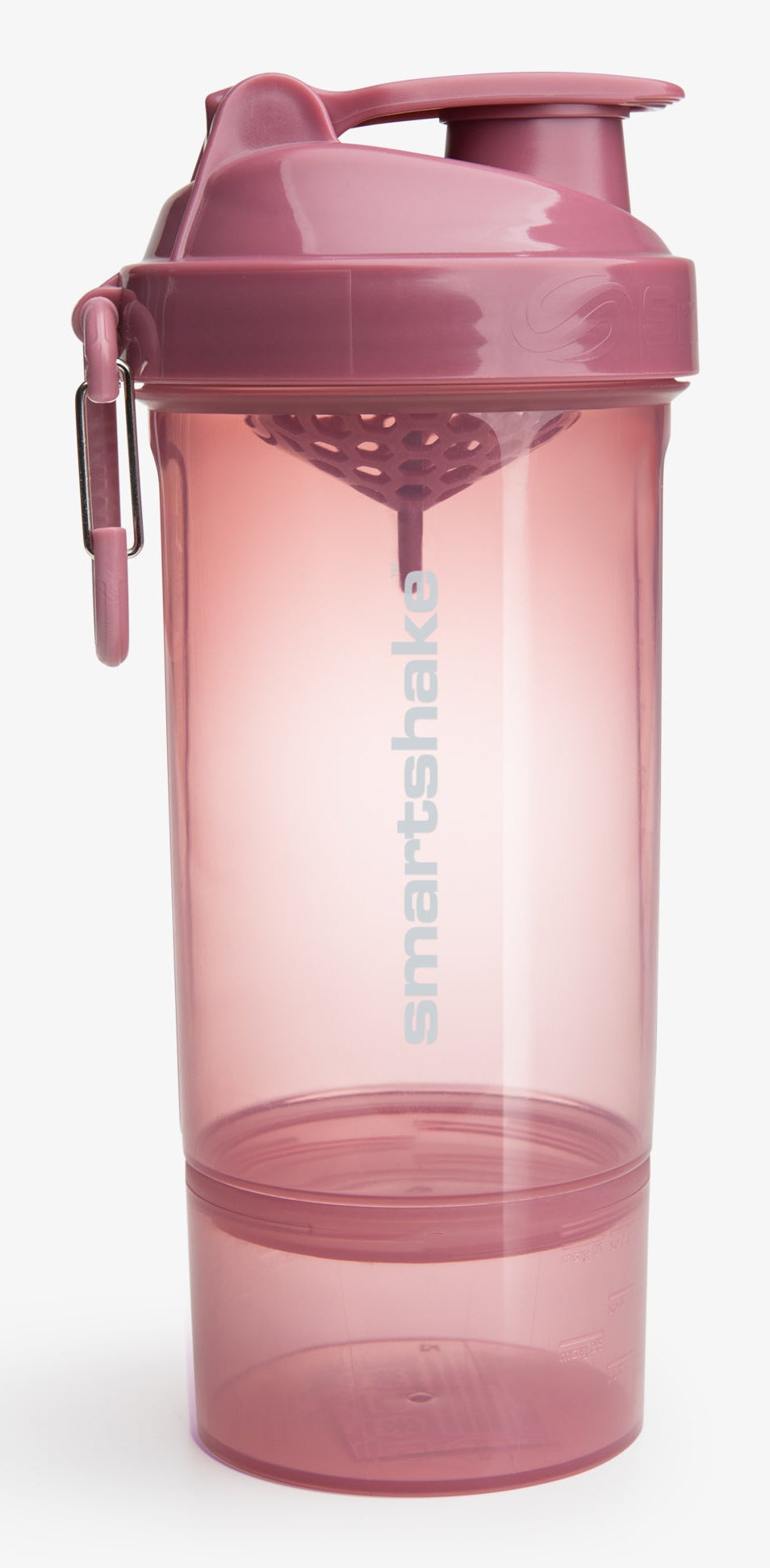 Smartshake Original2GO ONE Trinkflasche 800 ml – Kunststoff, Schraubverschluss, Pink