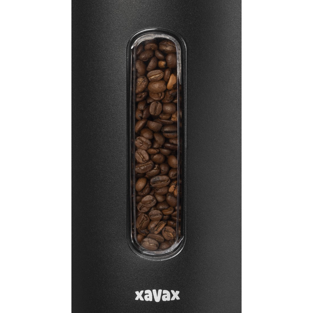 Xavax Vorratsdose 1,5 l, Ø 15 × 24,5 cm, Edelstahl, luftdicht, schwarz