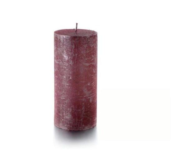 Balthasar Zylinderkerze – Ø 7 × 15 cm – Rosa