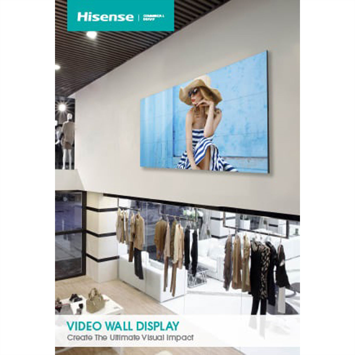 Hisense 46L35B5U – 46" Full HD Signage-Display, 500 cd/m², 24/7, Schwarz