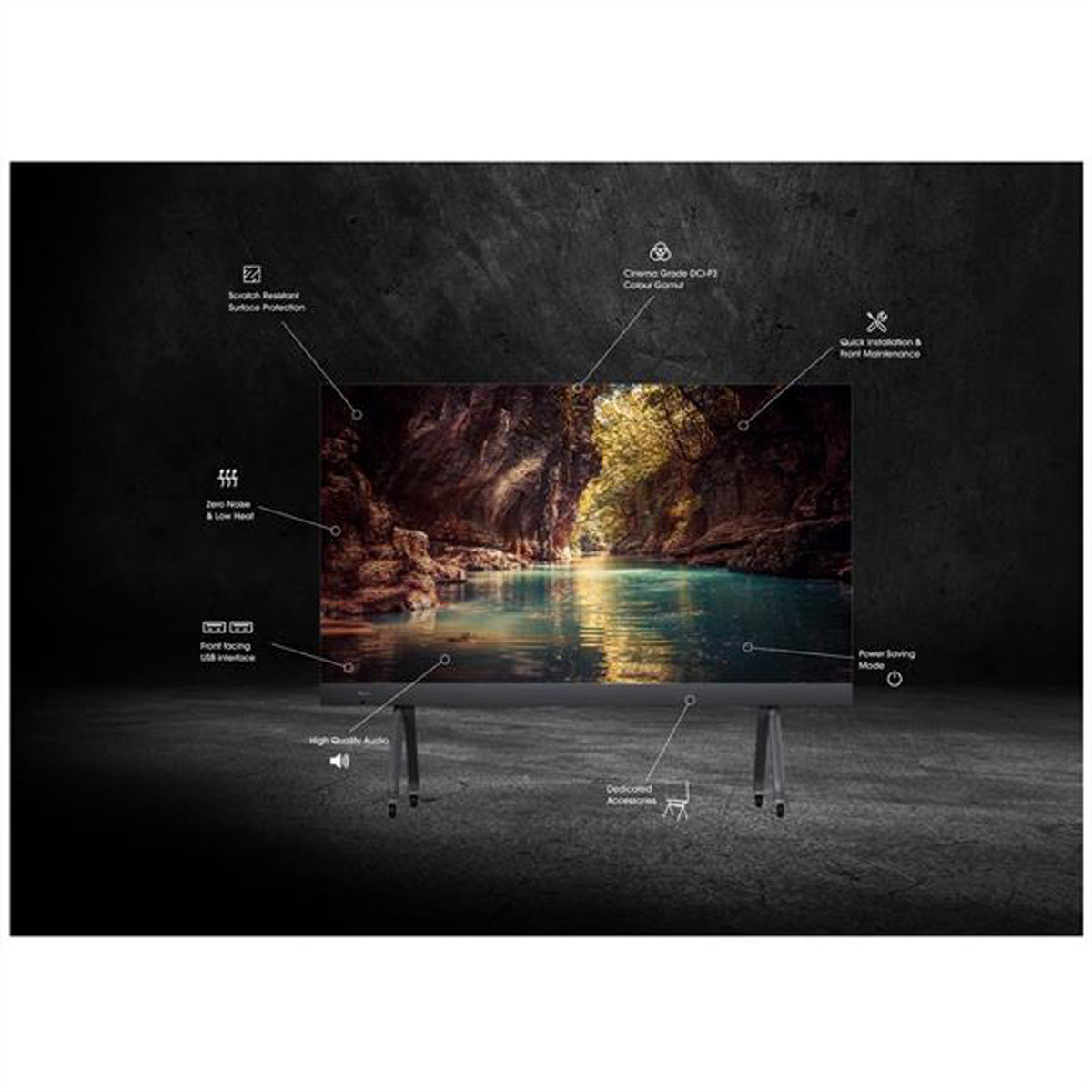 Hisense HAIO163DE – 163" Full HD Signage-Display, 500 cd/m²