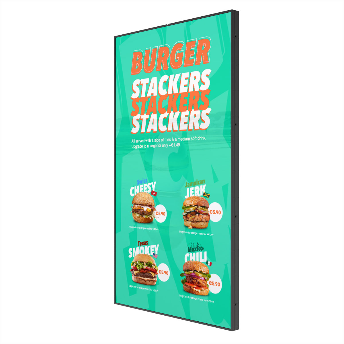 Hisense 75WH80GE – 75" 4K Ultra HD Signage-Display, 4000 cd/m², 24/7, Android