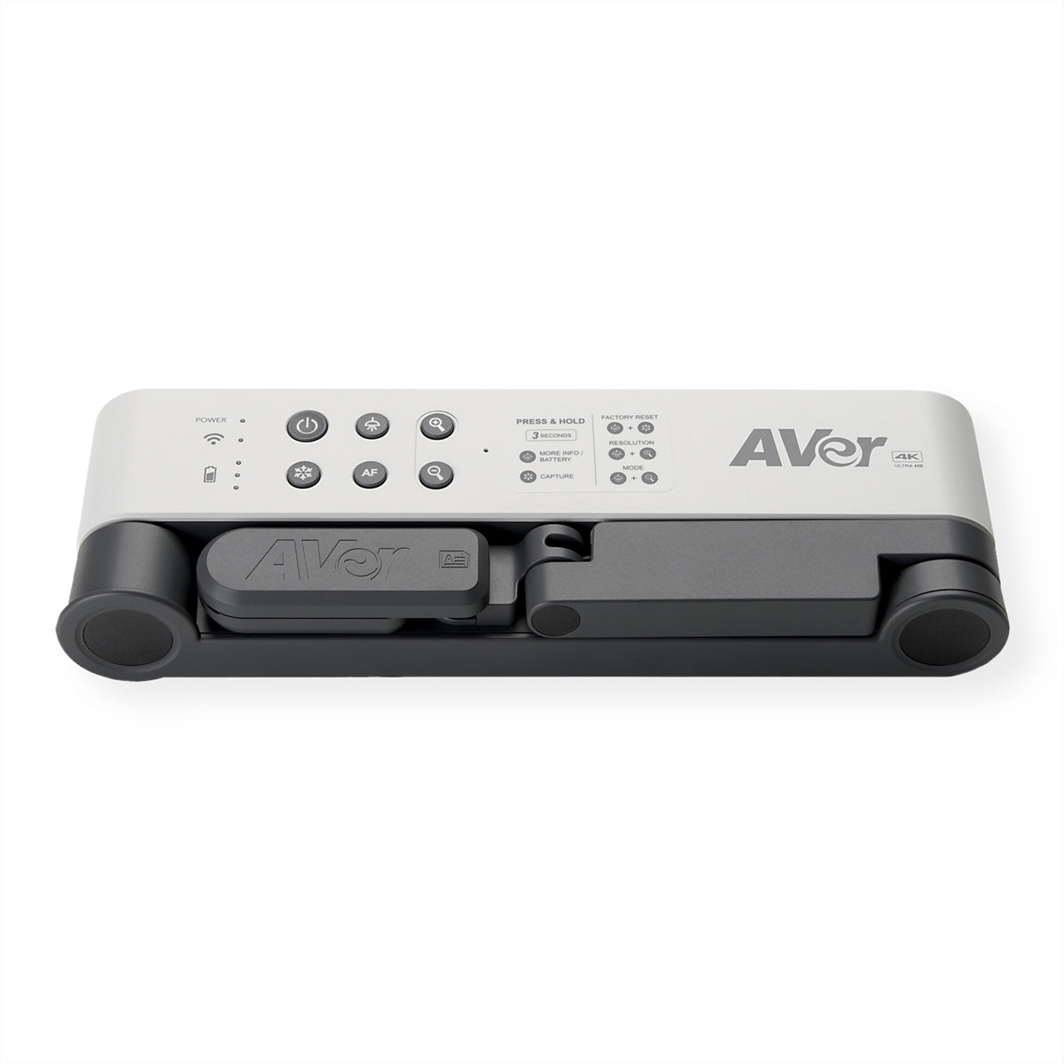 AVerMedia Aver M15W – Visualizer/Dokumentenkamera, 1080p, Aufnahmebereich A3, HDMI, Schwarz/Grau