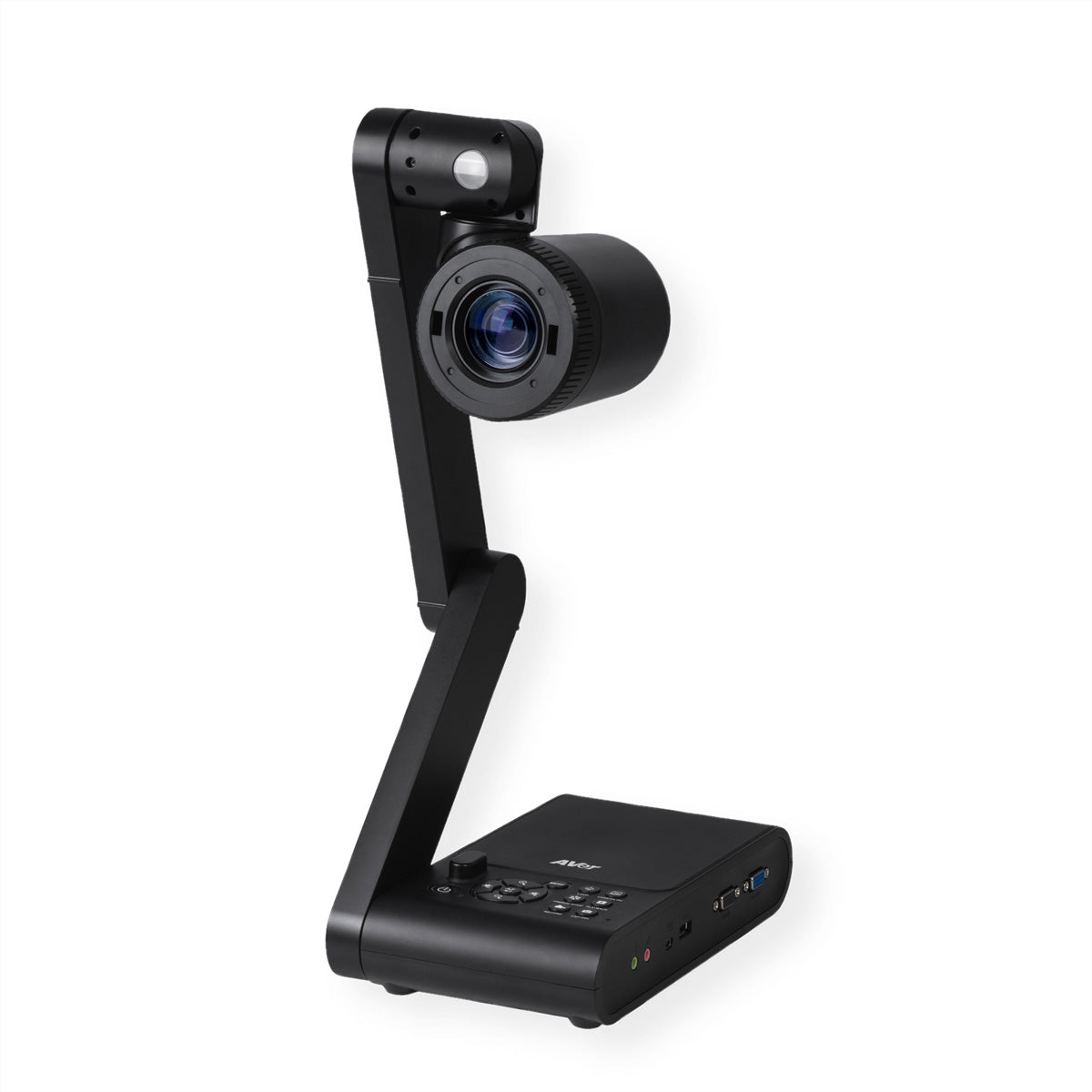 AVer M90UHD – Visualizer/Dokumentenkamera, 1080p60, 14× opt. Zoom, A3, HDMI/VGA/USB, schwarz