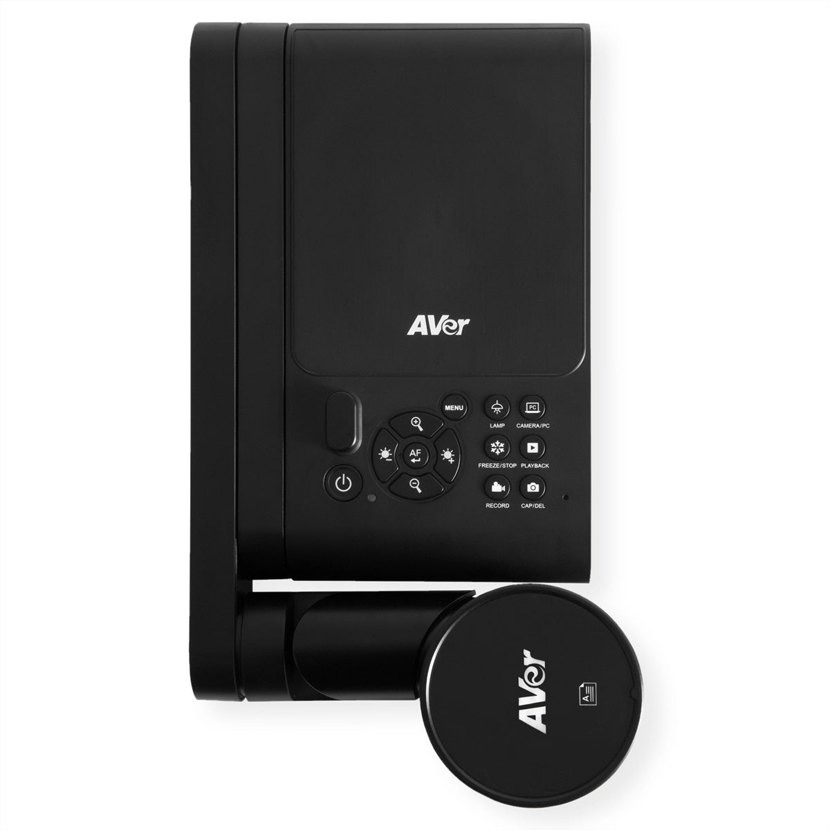 AVer M90UHD – Visualizer/Dokumentenkamera, 1080p60, 14× opt. Zoom, A3, HDMI/VGA/USB, schwarz