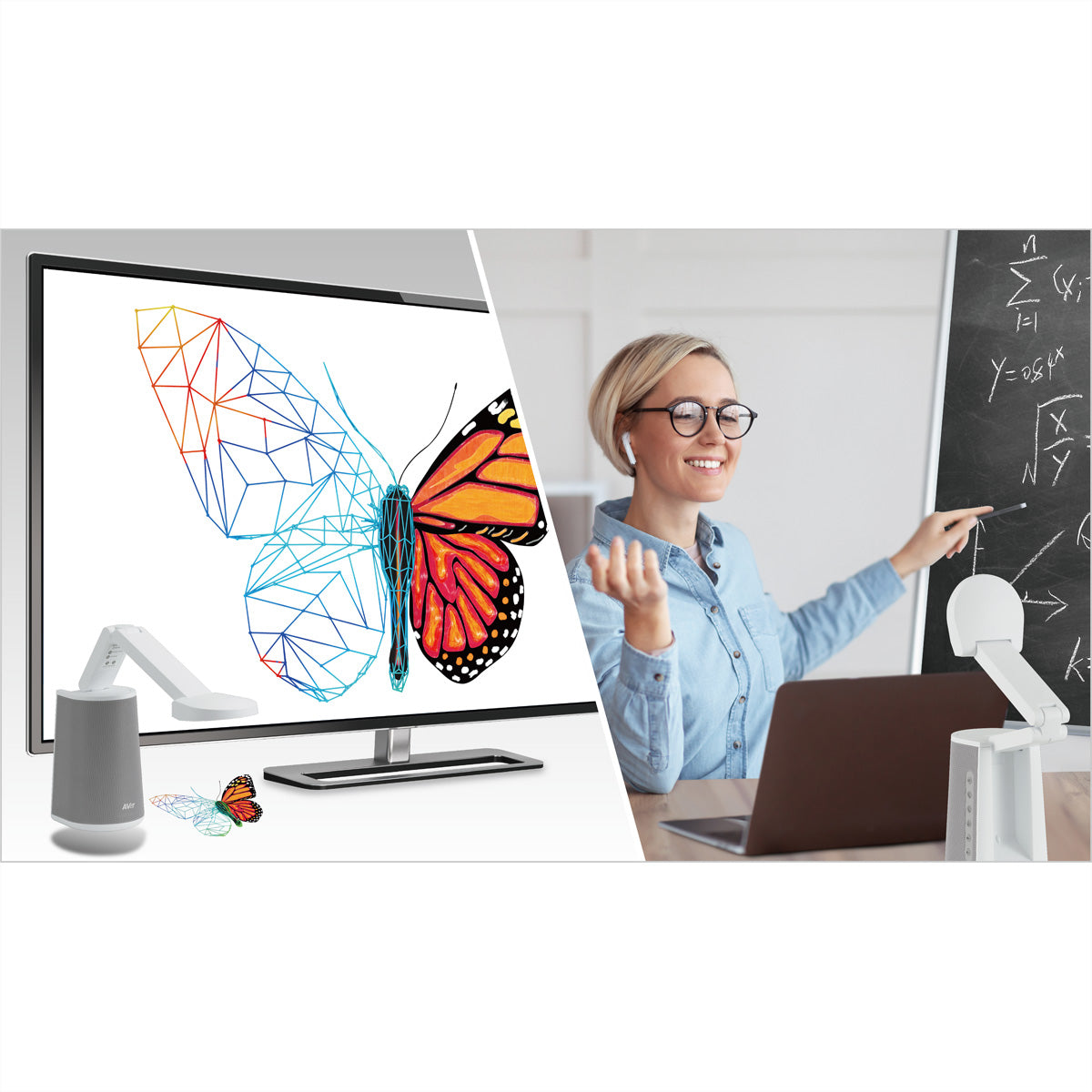 AVer A30 Webcam – 4K Ultra HD, 60 fps, Autofokus, USB 2.0 – Grau
