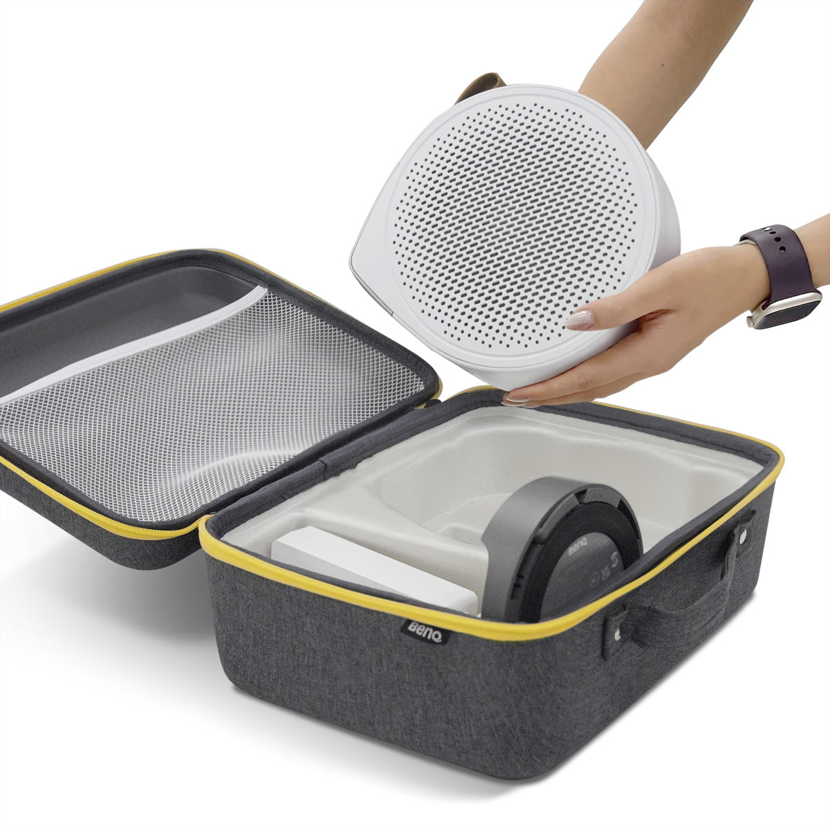 BenQ GV50 – Projektortasche, 31,5 × 24,5 cm, Grau, für GV31