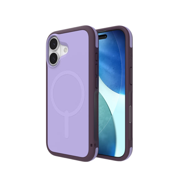 ZAGG Sedona Snap – Backcover – für Apple iPhone 17, MagSafe, Graphen, Violett, bis 4 m Sturzsicher