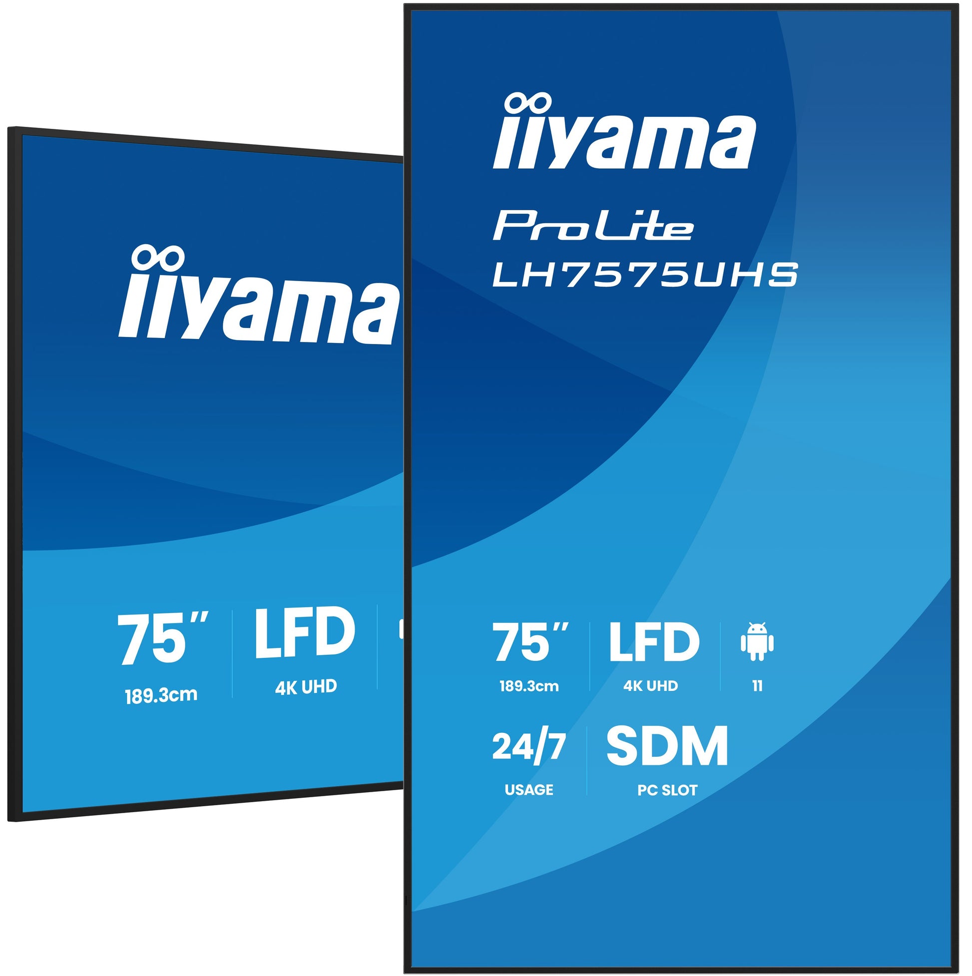iiyama ProLite LH7575UHS-B2AG – Signage-Display, 75", Ultra HD 4K, 500 cd/m²