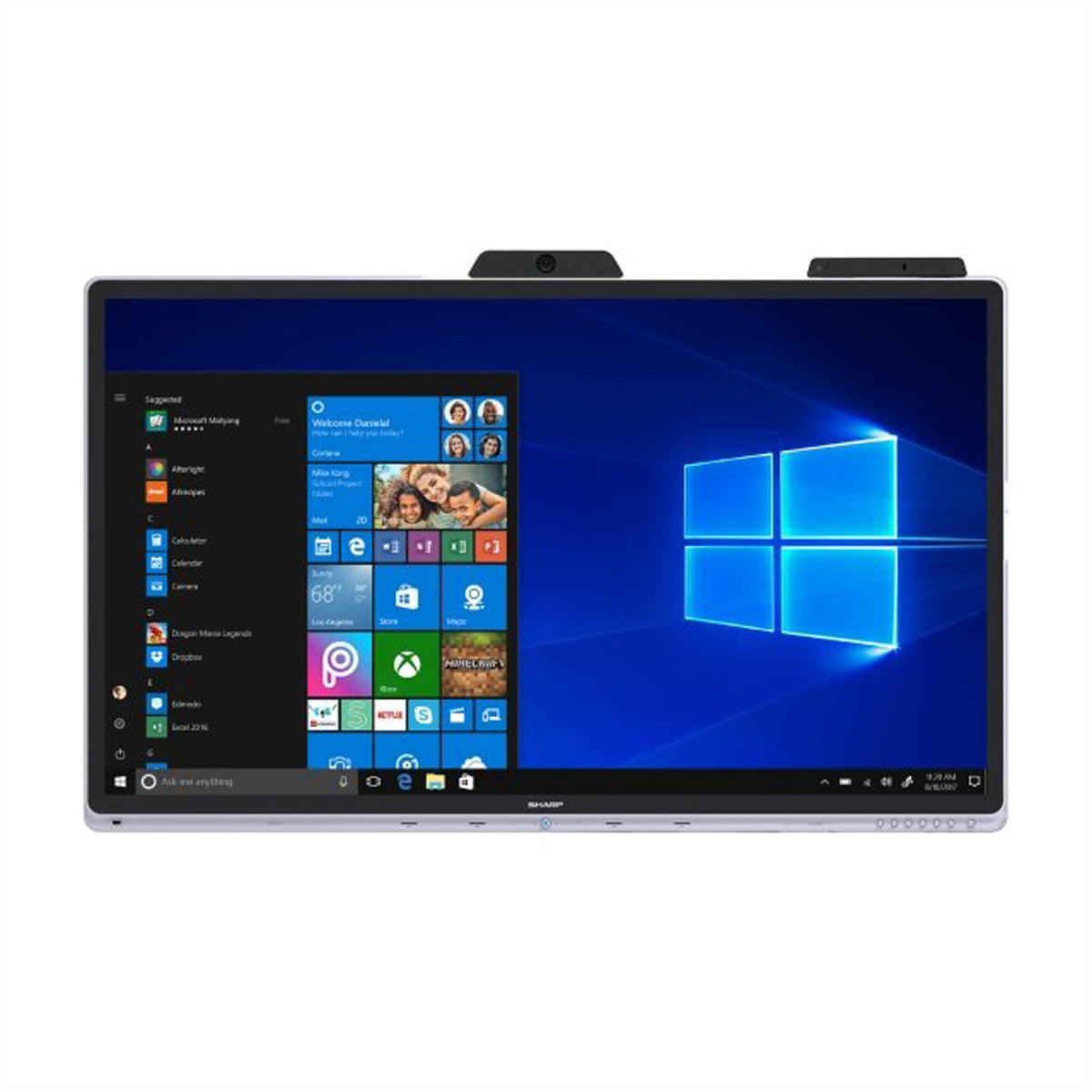 Sharp PN-CD701 – 70" Touch, 3840 × 2160 (4K), Webcam, LAN