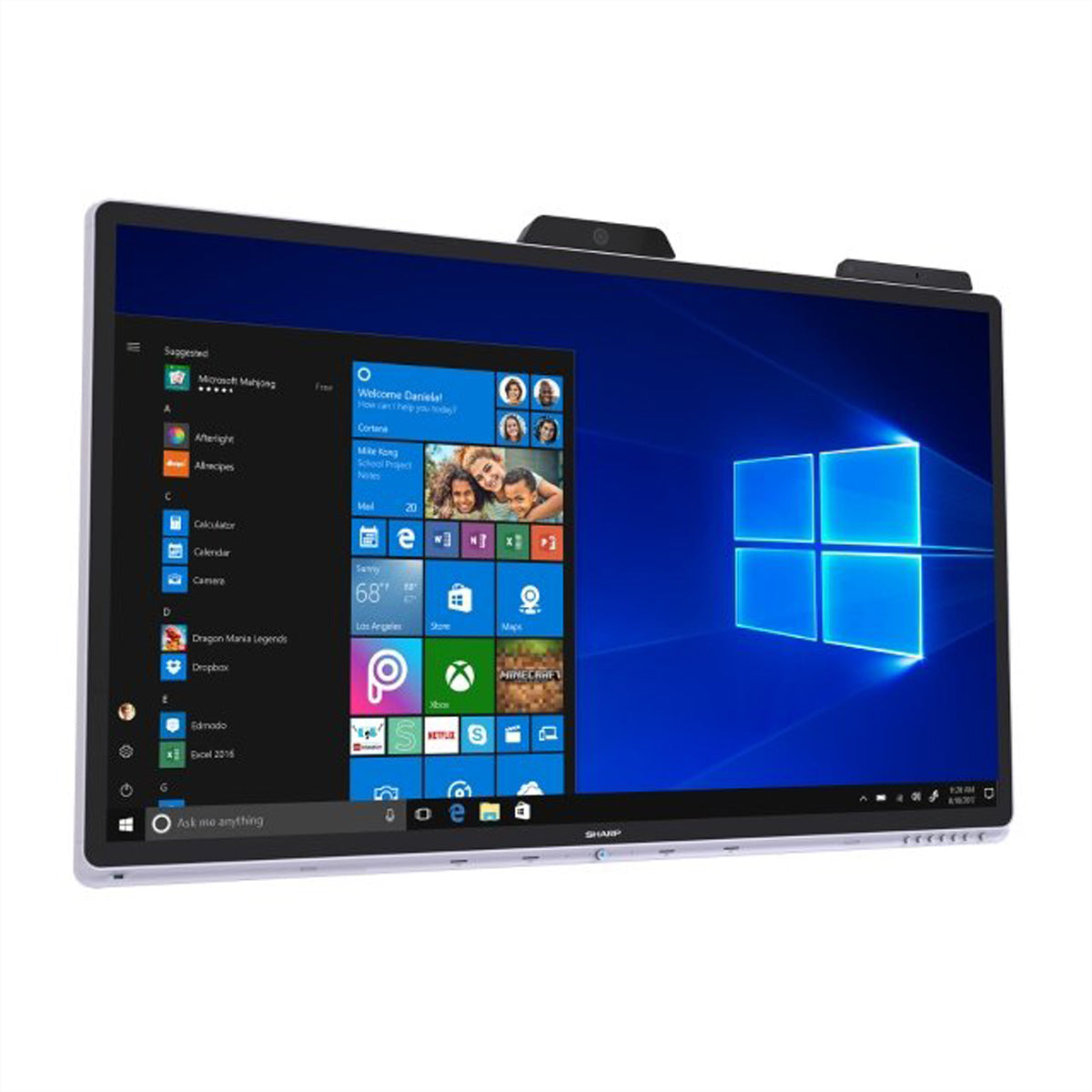 Sharp PN-CD701 – 70" Touch, 3840 × 2160 (4K), Webcam, LAN
