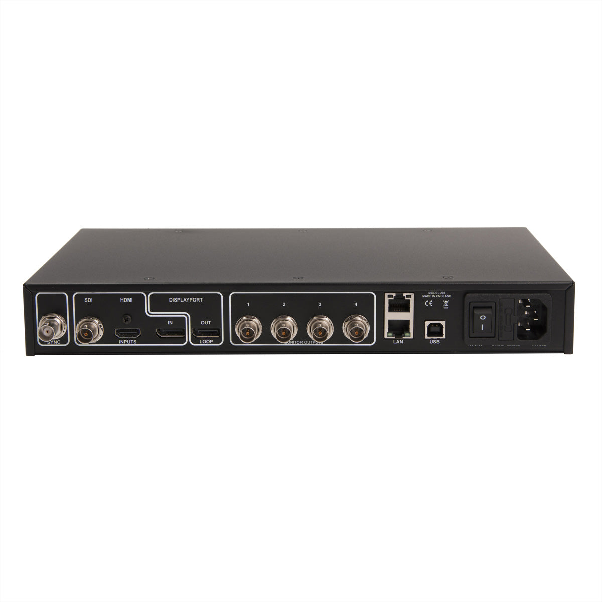 Datapath Fx4-SDI – Videowand-Controller, DP/HDMI/3G-SDI Ein / 4× 3G-SDI Aus, 4K@60 Hz, 10-bit