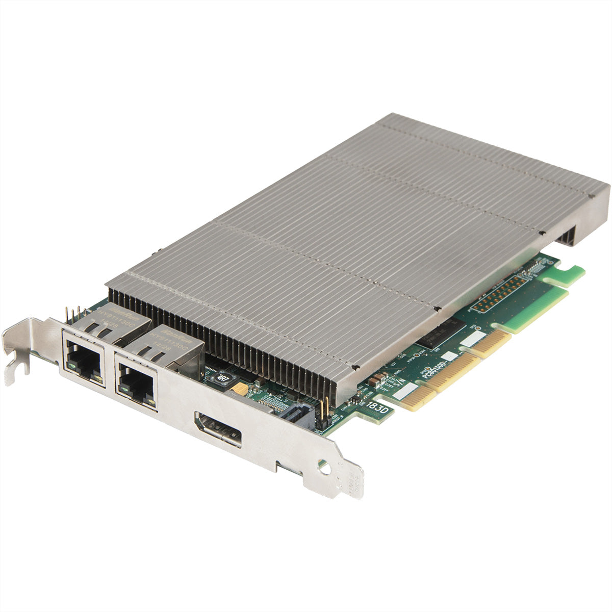 Datapath ActiveSQX – IP-Decoderkarte, 2× RJ-45, 4K@60 Hz, 12×1080p@30 Hz, 0,8 Gbit/s pro Port, Grau