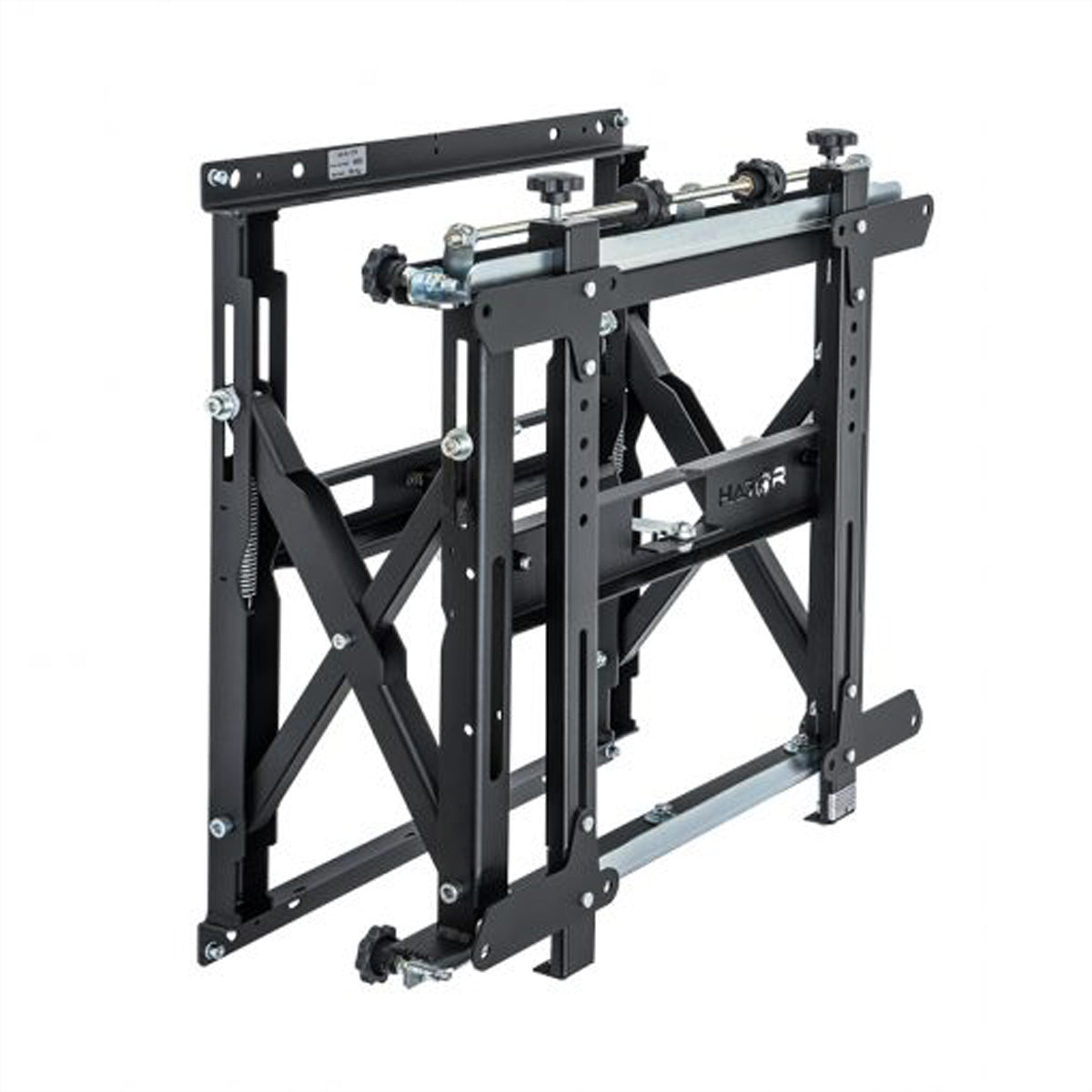 Hagor Videowandhalterung – 42–55" – VESA 75×75–600×400 – bis 40 kg, Push-Out, für randlose Displays – VWH-1