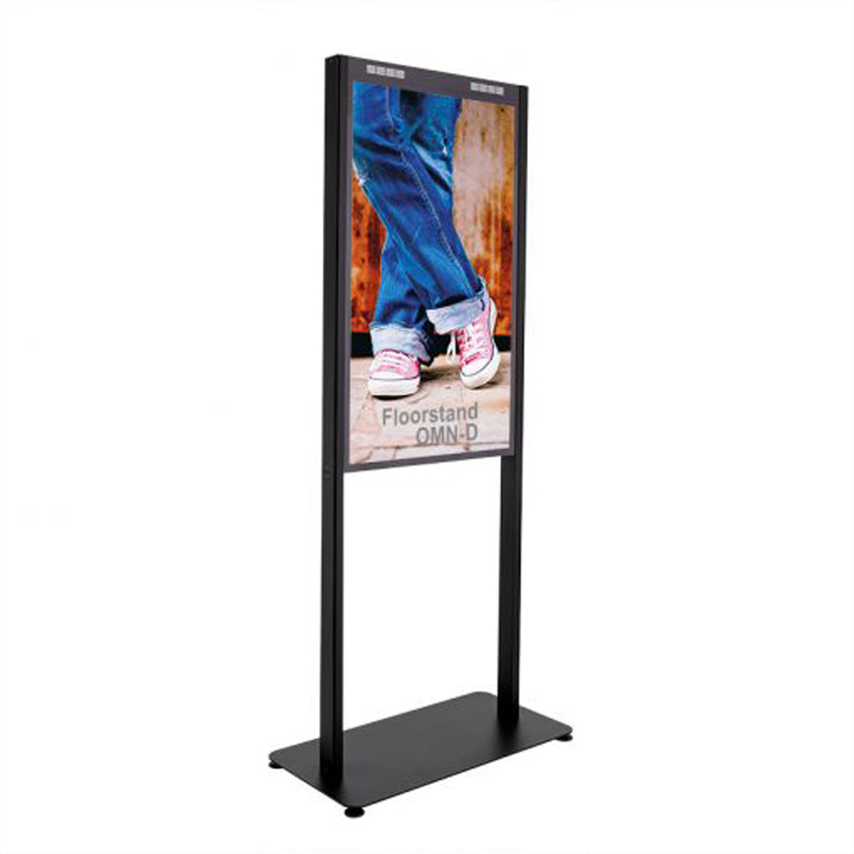 Hagor Bodenständer – 46" – VESA 400×400 – bis 35 kg, für Samsung OM46N-D