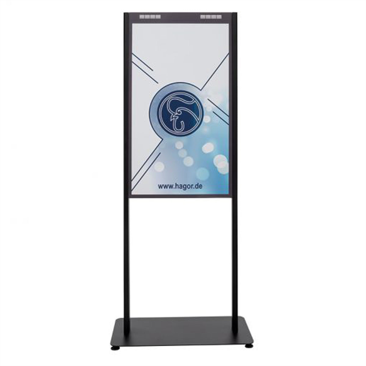 Hagor Bodenständer – 46" – VESA 400×400 – bis 35 kg, für Samsung OM46N-D