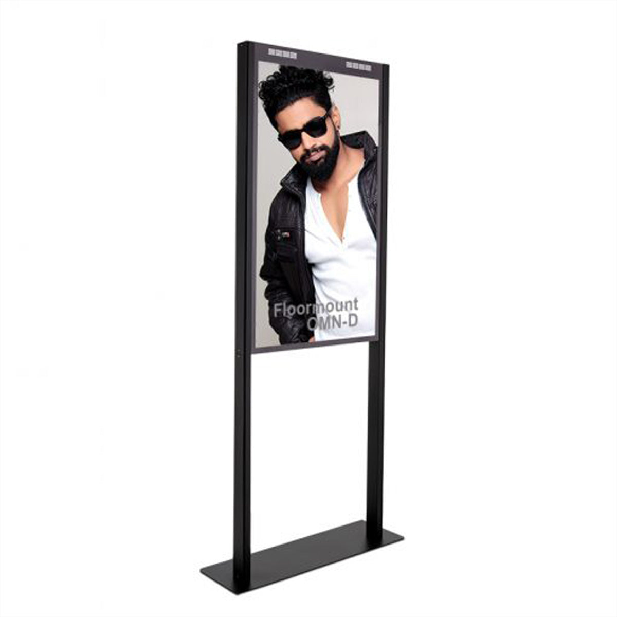 Hagor Bodenständer – 46" – VESA 400×400 – bis 35 kg, für Samsung OM46N-D – Floormount OM46N-D