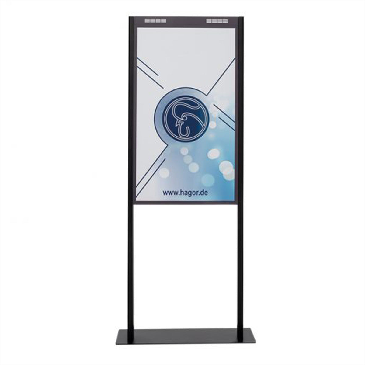 Hagor Bodenständer – 55" – VESA 400×400 – bis 45 kg, für Samsung OM55N-D