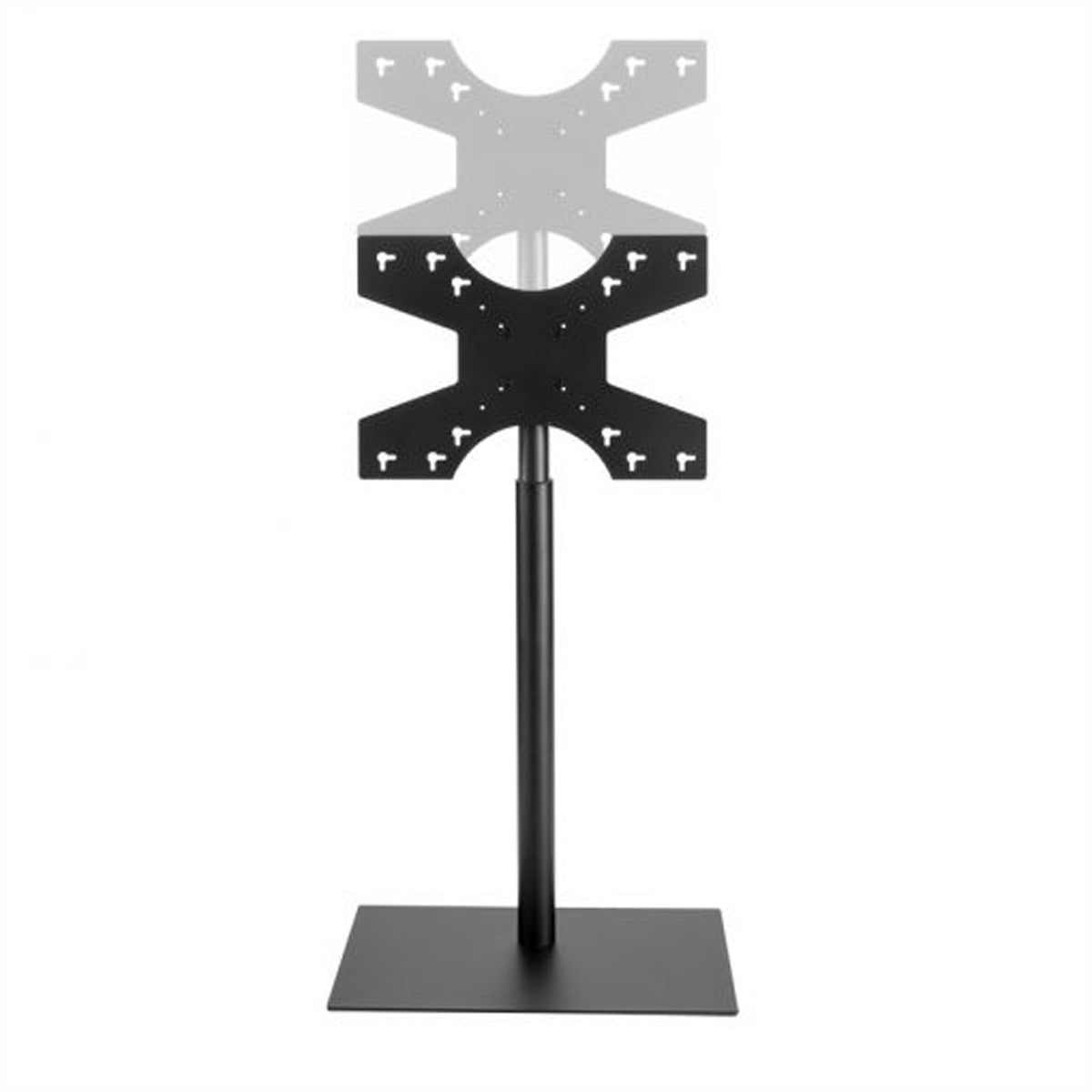 Hagor Bodenständer – 32–55" – VESA 200×200–600×400 – bis 35 kg, Höhenverstellbar – Schwarz