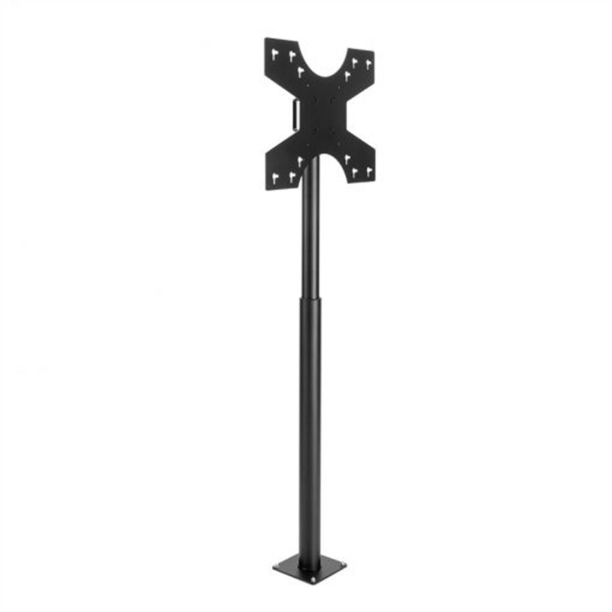 Hagor Bodenständer – 32–55" – VESA 200×200–600×400 – bis 35 kg, Höhenverstellbar, Drehbar – Schwarz
