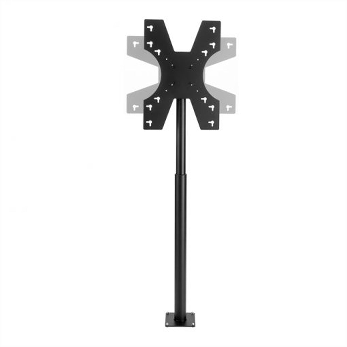 Hagor Bodenständer – 32–55" – VESA 200×200–600×400 – bis 35 kg, Höhenverstellbar, Drehbar – Schwarz