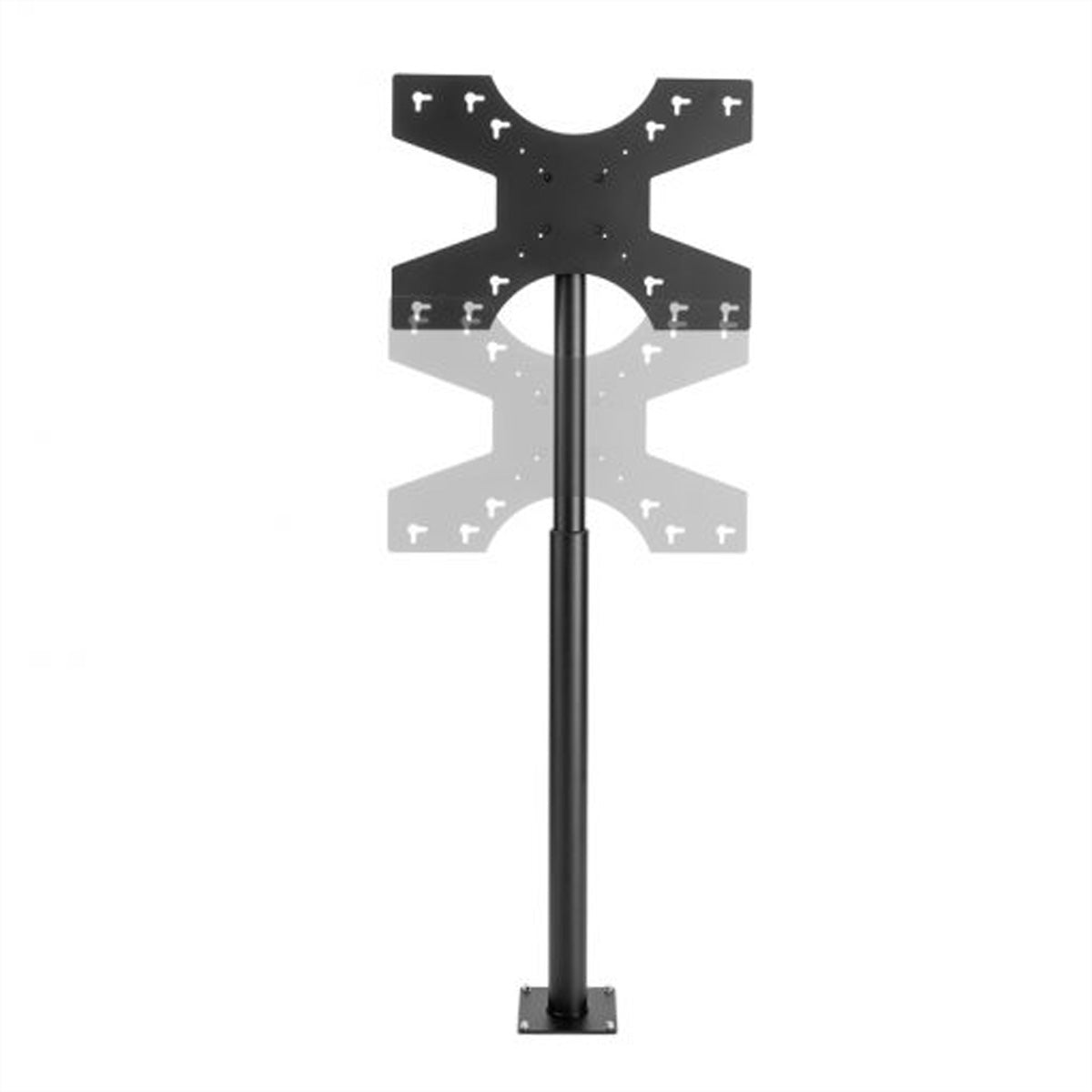 Hagor Bodenständer – 32–55" – VESA 200×200–600×400 – bis 35 kg, Höhenverstellbar, Drehbar – Schwarz