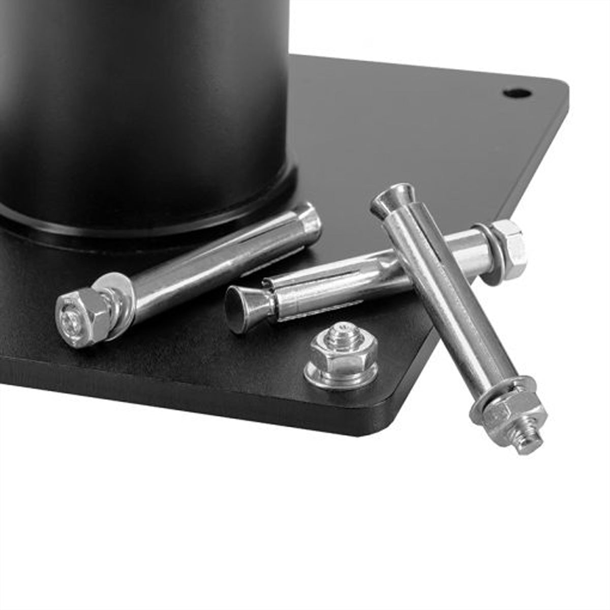 Hagor Bodenständer – 32–55" – VESA 200×200–600×400 – bis 35 kg, Höhenverstellbar, Drehbar – Schwarz
