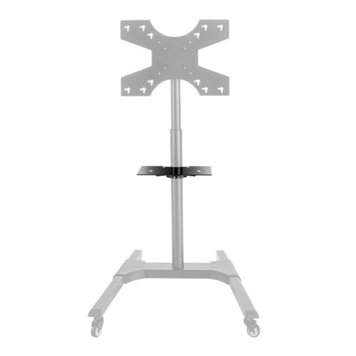 Hagor Braclabs-Stand Frontablage – AV-Ablage, höhenverstellbar, 7,5 kg, für Braclabs-Stand, Schwarz