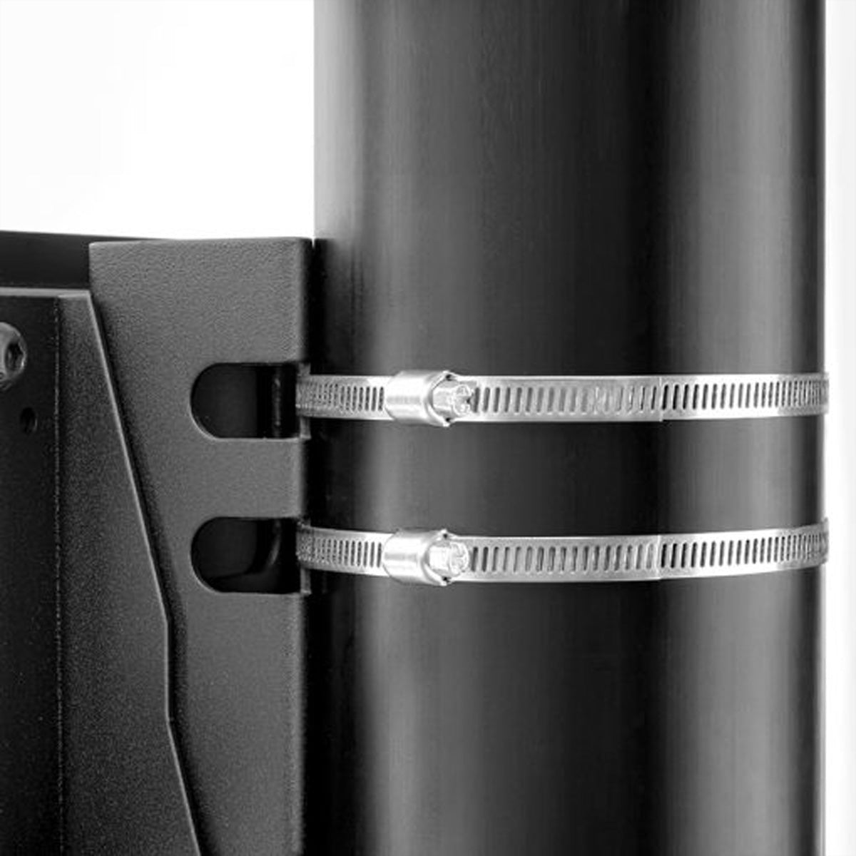 Hagor PLW Säulenadapter – bis 30 kg, neigbar 0–15° – für 32–55" TVs, VESA 100×100–400×400 mm – Schwarz