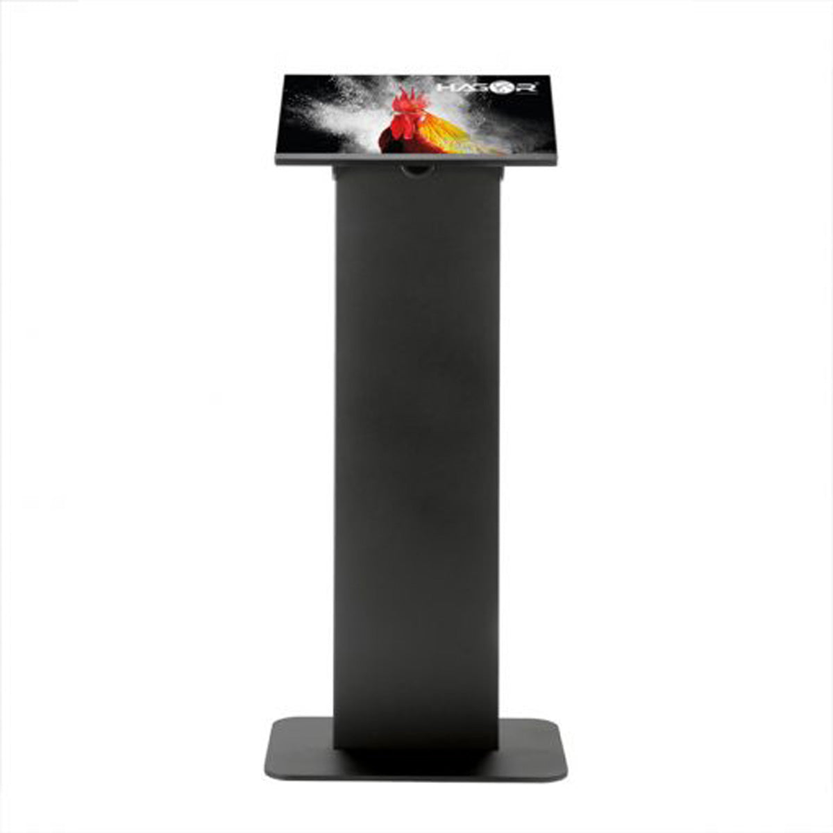 Hagor Bodenständer – 22–43" – VESA 75×75–200×200 – bis 12 kg, Höhenverstellbar, Neigbar, für 22–43" – Schwarz