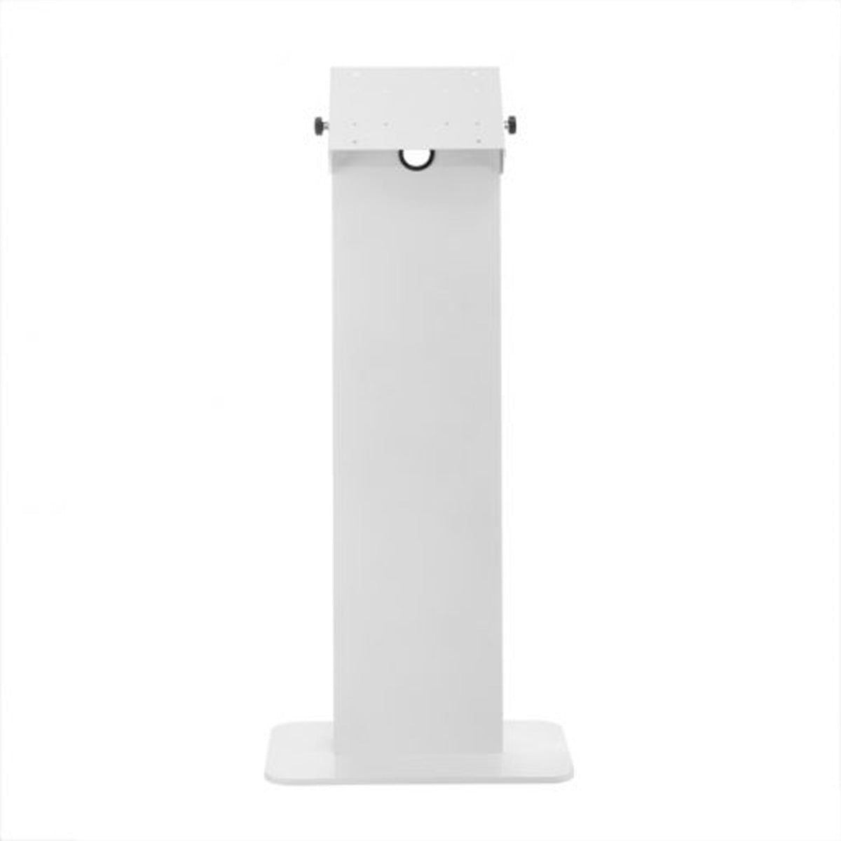 Hagor Bodenständer – Neigbar – 22–43" – VESA 75×75–200×200 – bis 12 kg, Höhenverstellbar – Weiss
