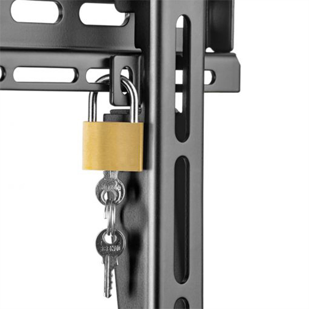 Hagor Deckenhalterung – 55–75" – VESA 100×100–800×600 – bis 50 kg, Teleskopmast, Neigbar – HA DH 400-700 L