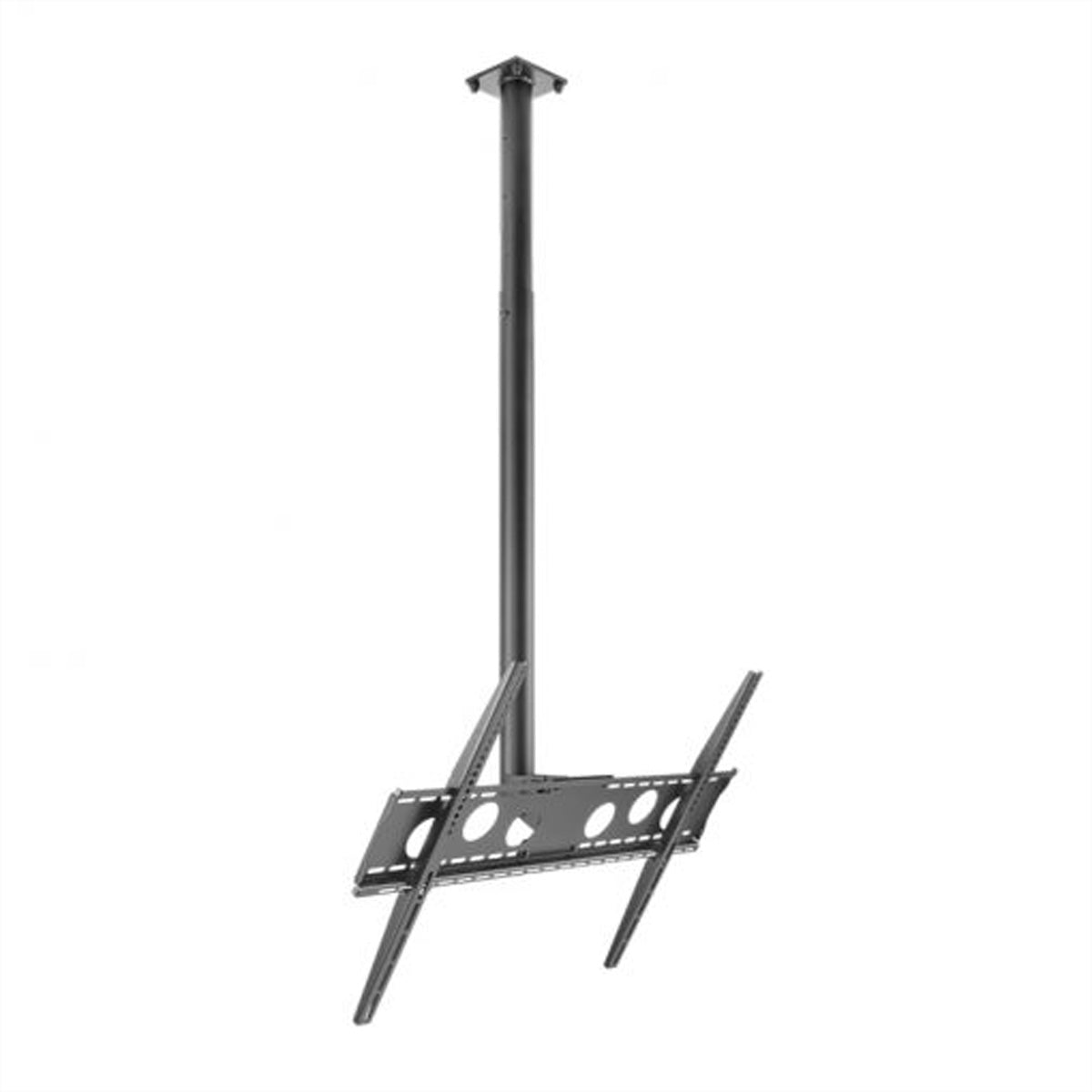 Hagor Deckenhalterung – 55–75" – VESA 100×100–800×600 – bis 50 kg, Teleskopmast, Neigbar, für 1 Display