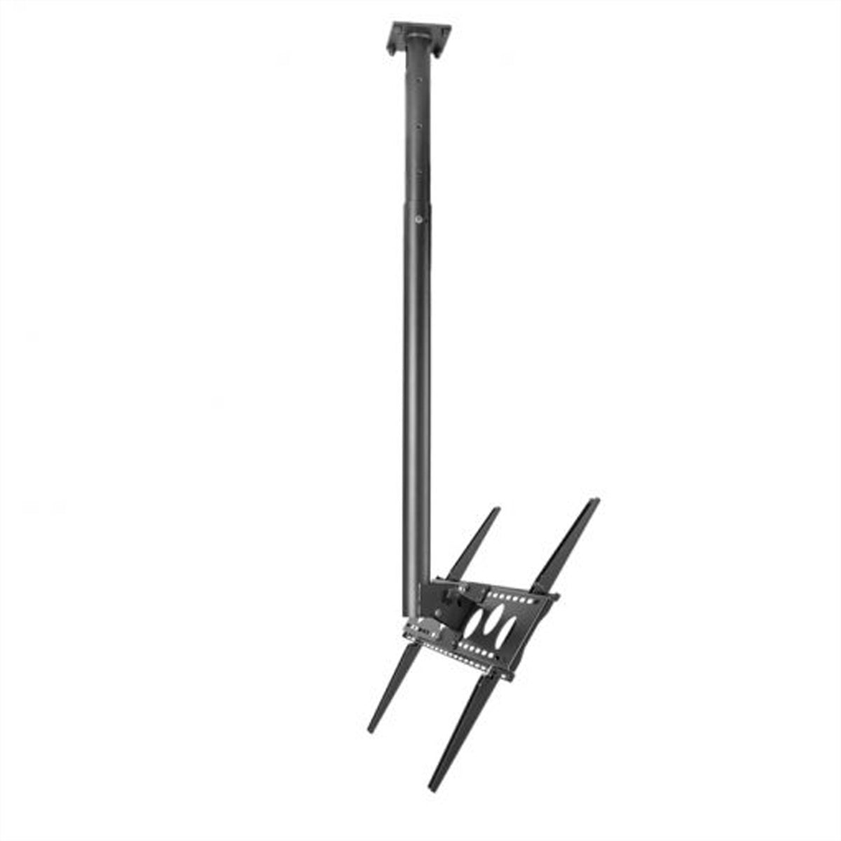 Hagor Deckenhalterung – 55–75" – VESA 100×100–800×600 – bis 50 kg, Teleskopmast, Neigbar, für 1 Display