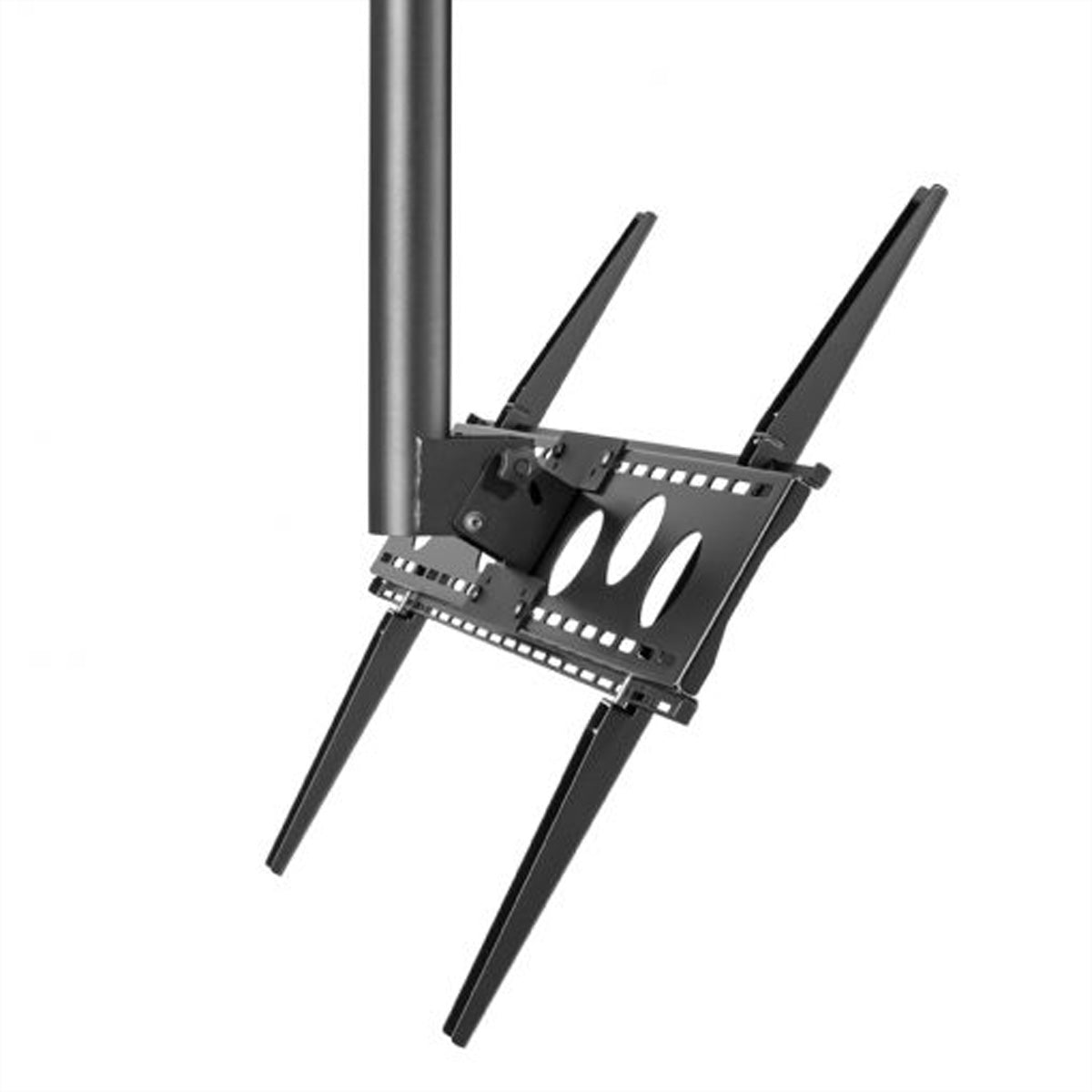 Hagor Deckenhalterung – 55–75" – VESA 100×100–800×600 – bis 50 kg, Teleskopmast, Neigbar, für 1 Display