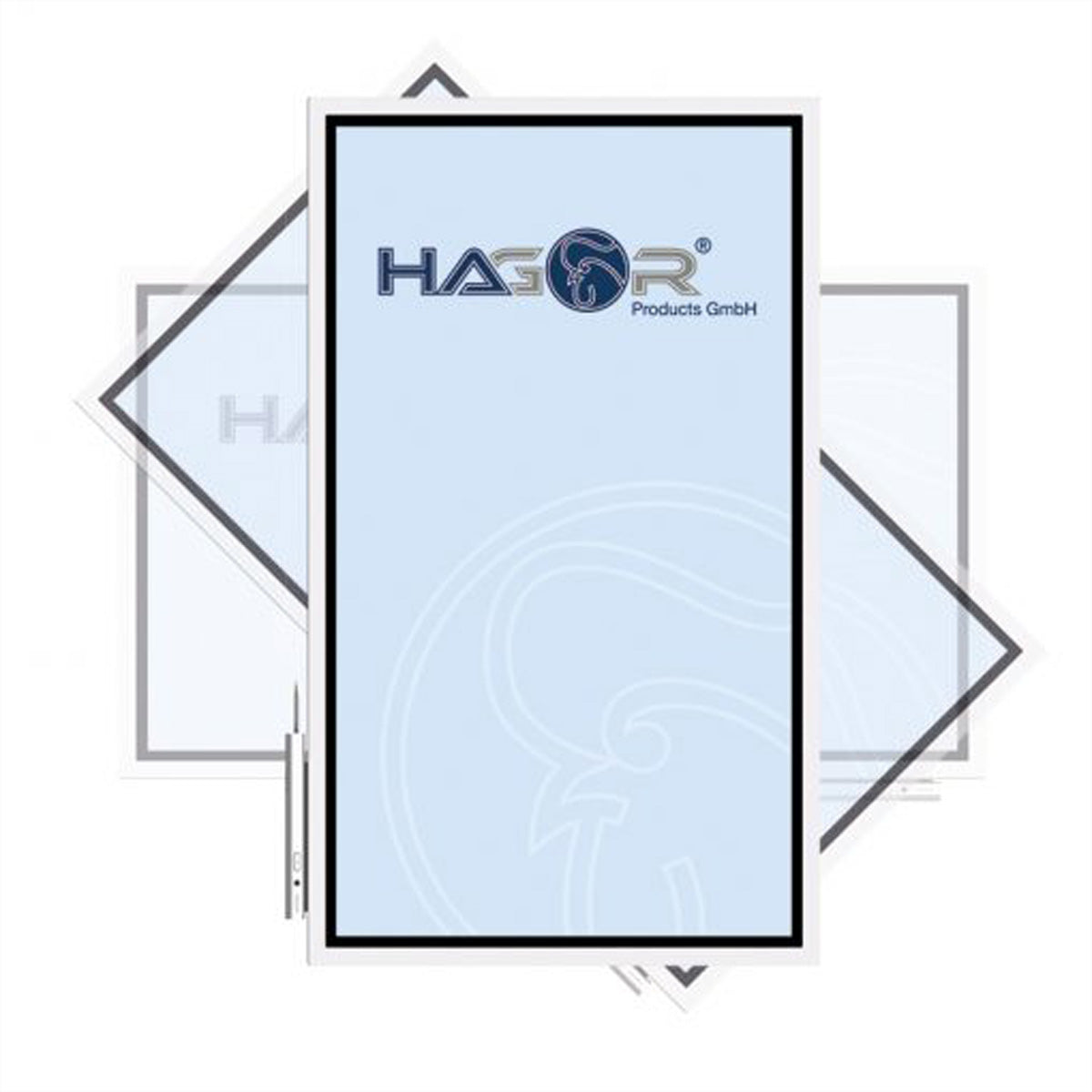 Hagor Wandhalterung – Vollbeweglich – 46–55" – VESA 200×200–400×400 – bis 45 kg – Schwarz