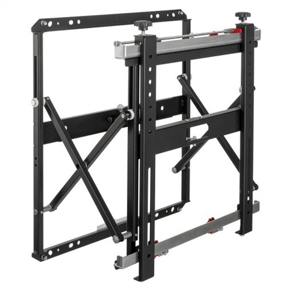 Hagor Videowandhalterung – 42–55" – VESA 75×75–400×400 – bis 35 kg, Push-Out, Höhenverstellbar – VWH-1-Slim