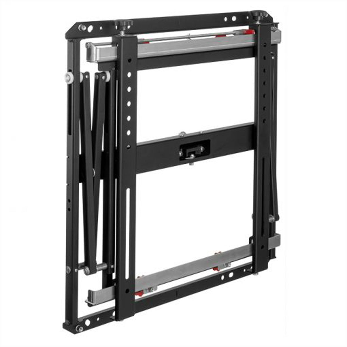 Hagor Videowandhalterung – 42–55" – VESA 75×75–400×400 – bis 35 kg, Push-Out, Höhenverstellbar – VWH-1-Slim