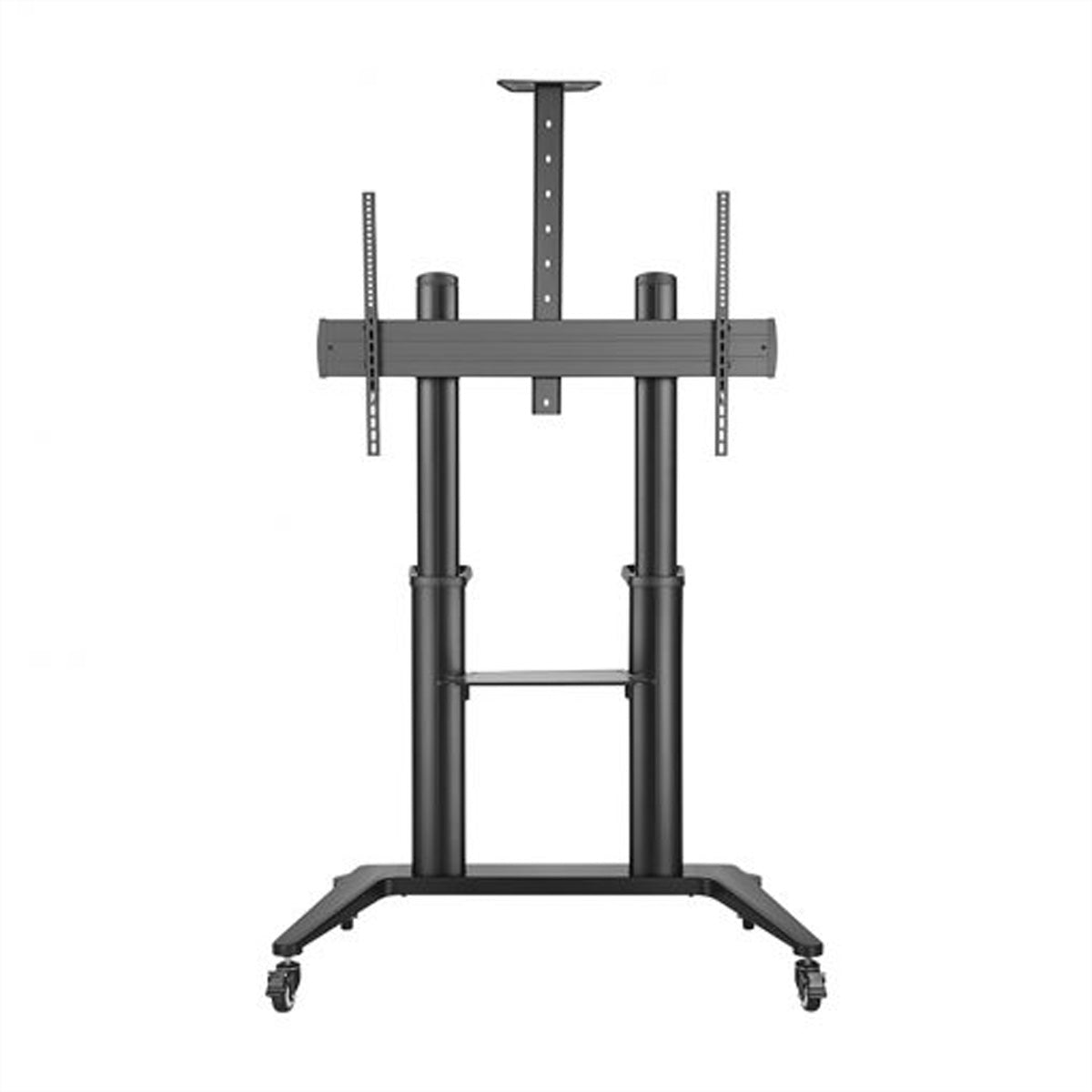Hagor TV-Wagen – 65–120" – VESA 75×75–1000×600 – bis 140 kg, Höhenverstellbar, mit Rollen, Schwarz