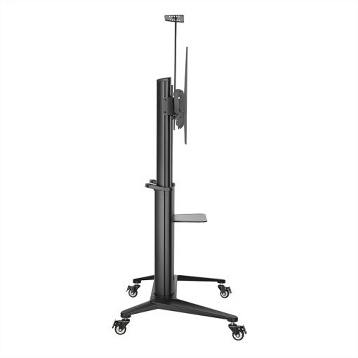 Hagor TV-Wagen – 65–120" – VESA 75×75–1000×600 – bis 140 kg, Höhenverstellbar, mit Rollen, Schwarz