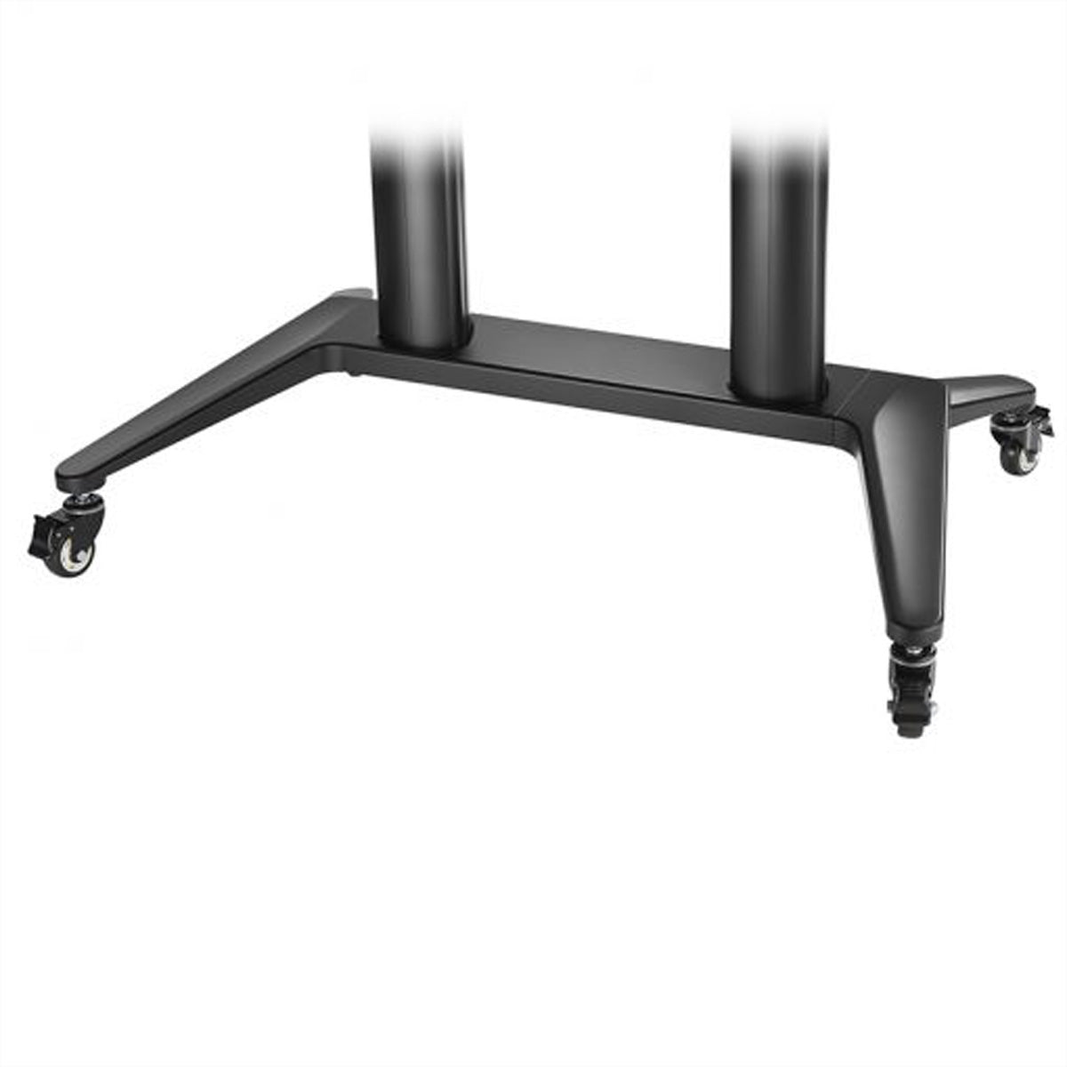 Hagor TV-Wagen – 65–120" – VESA 75×75–1000×600 – bis 140 kg, Höhenverstellbar, mit Rollen, Schwarz