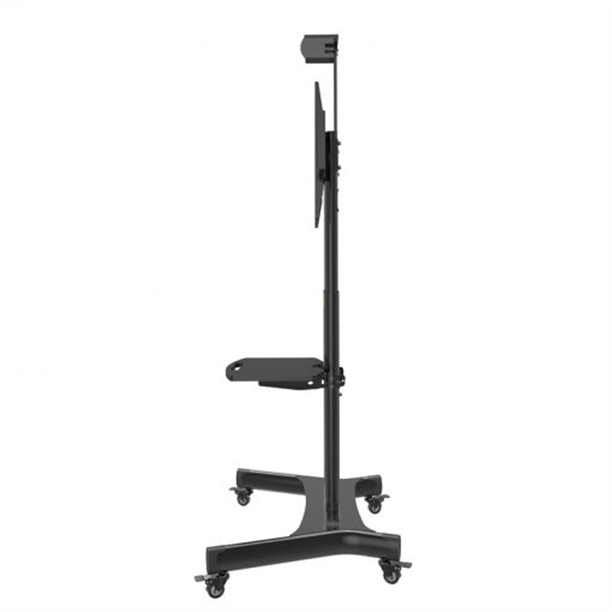 Hagor Bodenständer – 32–55" – VESA 75×75–600×400 – bis 50 kg, Höhenverstellbar, Drehbar, für 32–55" – HP Twin