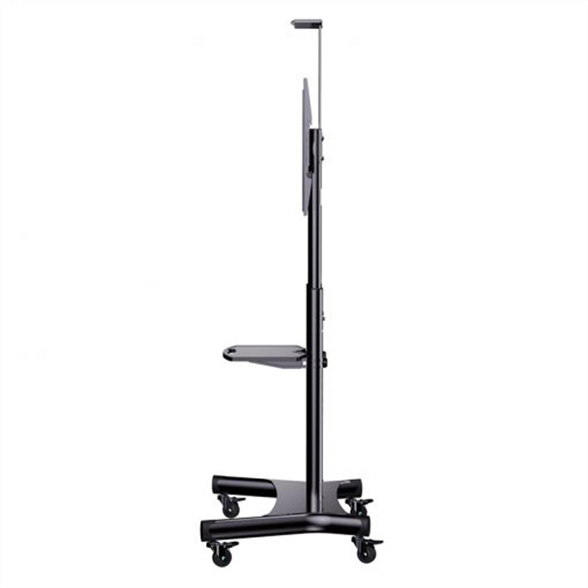 Hagor TV-Wagen – 55–84" – VESA 75×75–800×500 – bis 90 kg, Höhenverstellbar, mit Rollen – HP Twin Stand HD