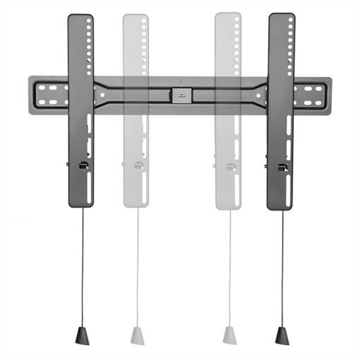 Hagor Wandhalterung – Neigbar – 55–75" – VESA 100×100–600×400 – bis 35 kg – BL Superslim Tilt 600, Schwarz