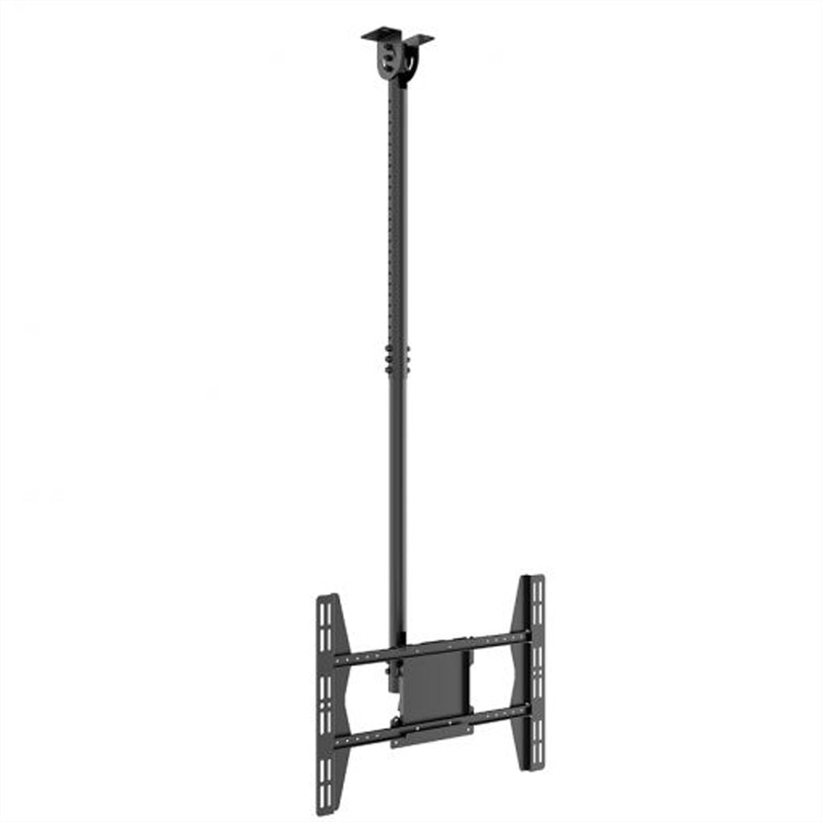 Hagor Deckenhalterung – 49–65" – VESA 75×75–600×400 – bis 50 kg, Teleskopmast, Neigbar, für TV/Monitore