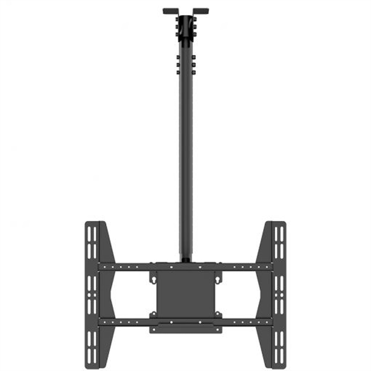 Hagor Deckenhalterung – 49–65" – VESA 75×75–600×400 – bis 50 kg, Teleskopmast, Neigbar, für TV/Monitore